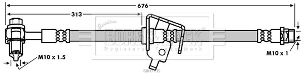 BORG & BECK Jarruletku BBH7735